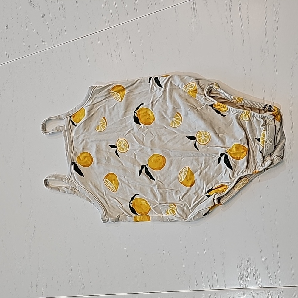 Lemon Print Kids Matching Set - Picture 2 of 5